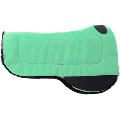 Round Skirt Barrel Saddle Pad - Mint Green