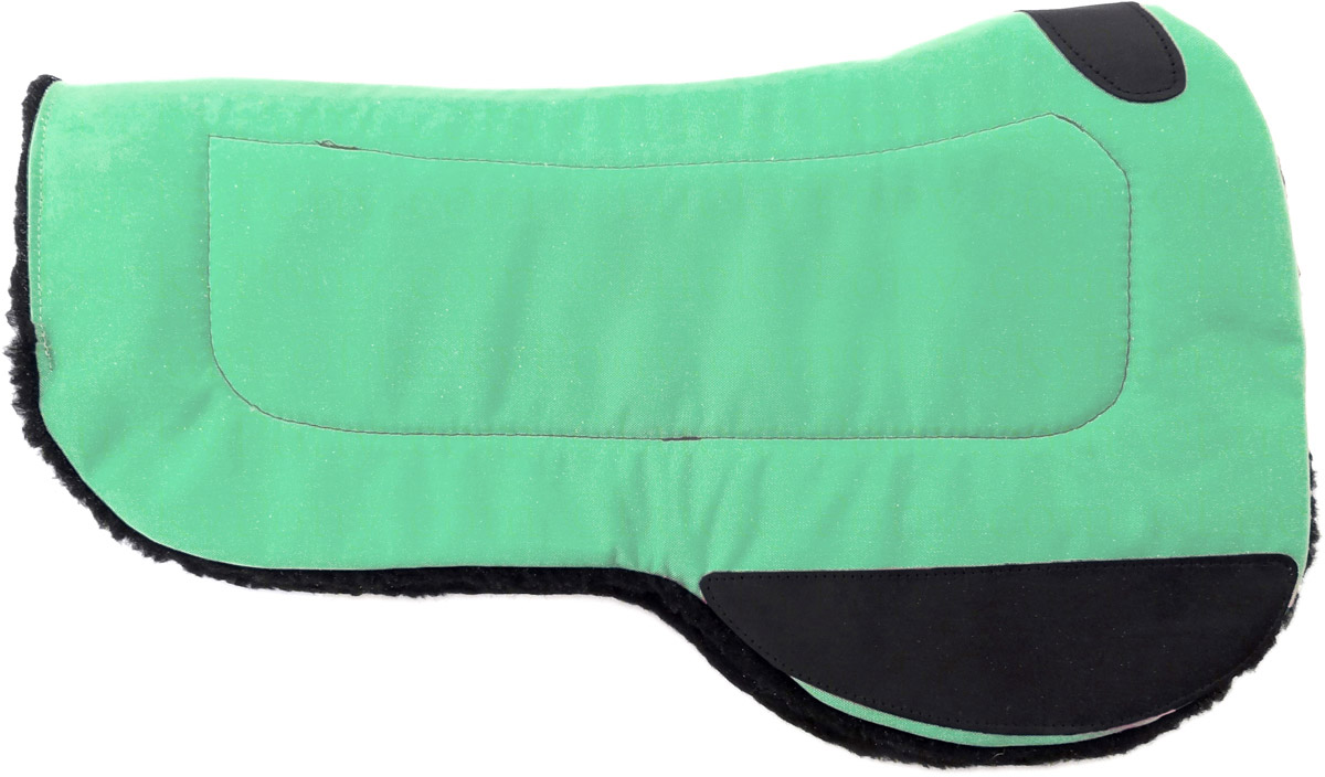 Round Skirt Barrel Saddle Pad Mint Green