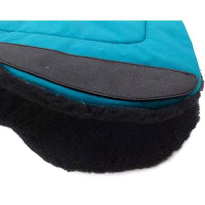 Round Skirt Barrel Saddle Pad - Teal Blue