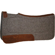 Premium Wool Felt Western Trail Saddle Pad with Grip Panels