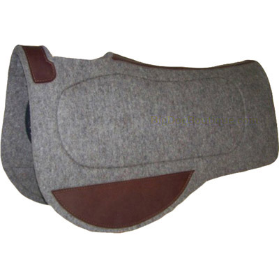 USA Wool Felt Contoured Western Trail Saddle Pad 