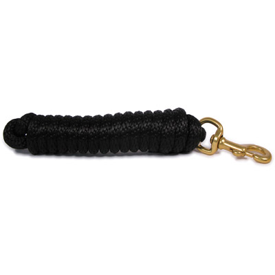 9ft Horse Lead - Poly Rope - Black