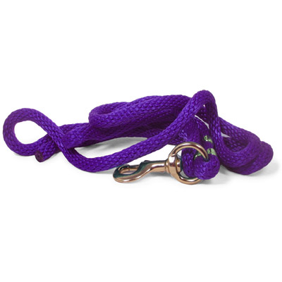 9ft Horse Lead - Poly Rope - Royal Purple