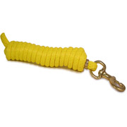 9ft Horse Lead - Poly Rope - Yellow