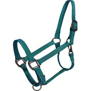 Teal Nylon Horse Halter - USA Made