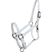 White Nylon Horse Halter - USA Made