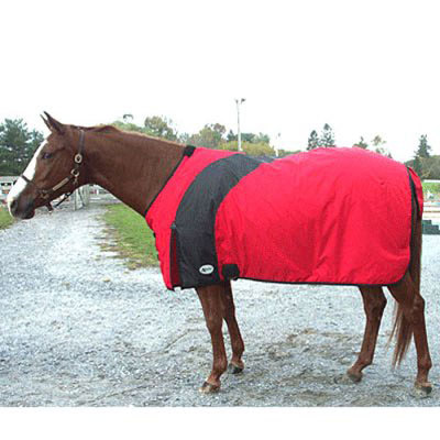 Exselle Prima Horse Blanket - Red with Black