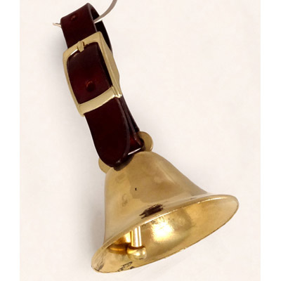 Brass Bell with Strap - Trail Riding Alert or Field Locator