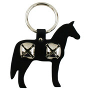 Horse Shaped Jingle Bell Door Hanger - USA Made