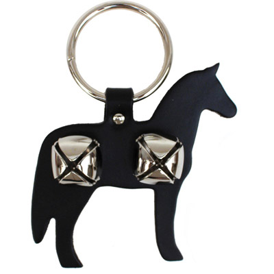 Horse Shaped Jingle Bell Door Hanger - USA Made