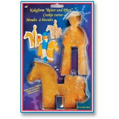 Stand-Up Horse & Rider 3-D Cookie Cutter