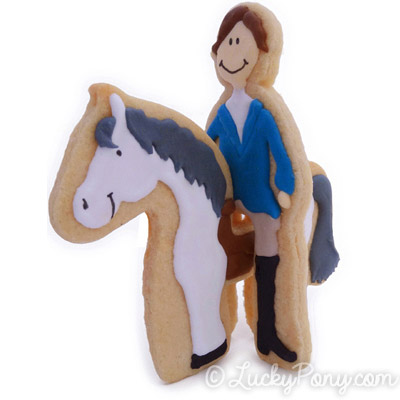 Stand-Up Horse & Rider 3-D Cookie Cutter