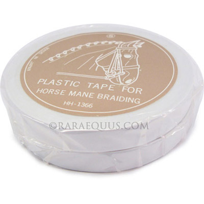 Traditional Horse Mane Braiding Tape - white