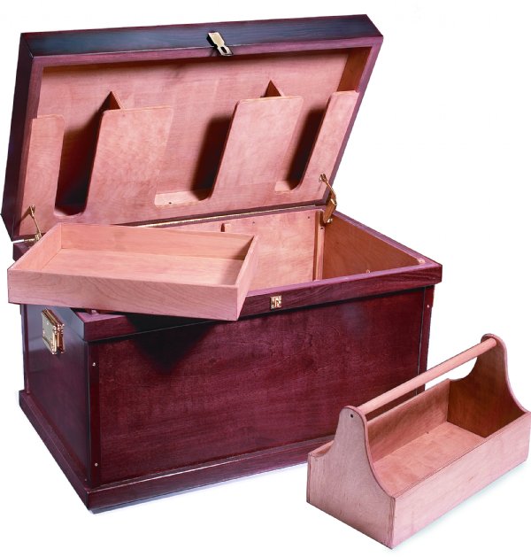 Luxury Solid Wood Tack Trunk- Deluxe