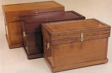 Luxury Solid Wood Tack Trunk- Deluxe