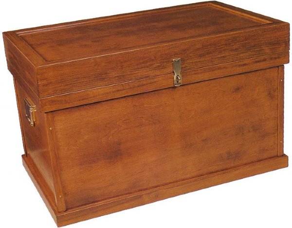Luxury Solid Wood Tack Trunk- Deluxe