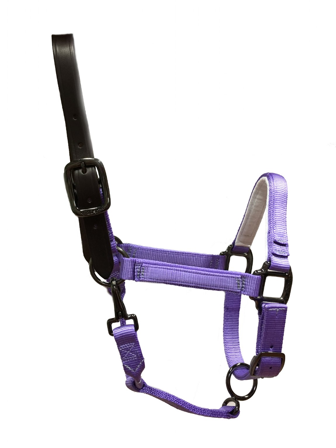 Milageto Cavalo frente única estável frente única pasto Nylon Halter -  Multicolorido, Azul G