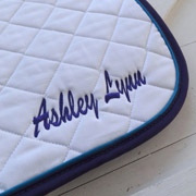 Add Monogram or Custom Embroidery to a High Point Saddle Pad