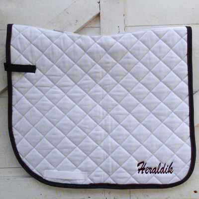 High Point Custom Color Saddle Pad  -  Square Warmblood Dressage