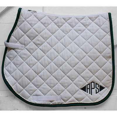 Add Monogram or Custom Embroidery to a High Point Saddle Pad