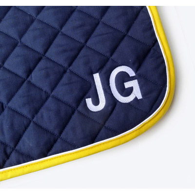 Add Monogram or Custom Embroidery to a High Point Saddle Pad