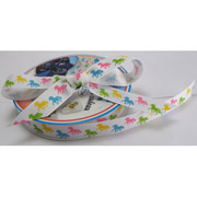 Horse Theme Gift Ribbon Spool Pink 