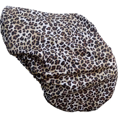 Leopard Print English Saddle Cover