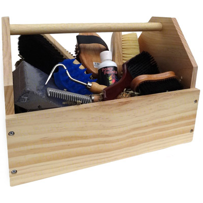 Solid Wood Grooming Tote - Unfinished