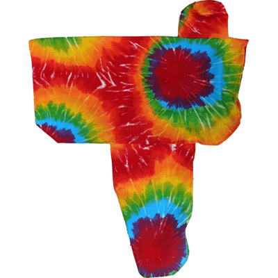 Tie Dye Burst - Canvas Western Saddle Cover