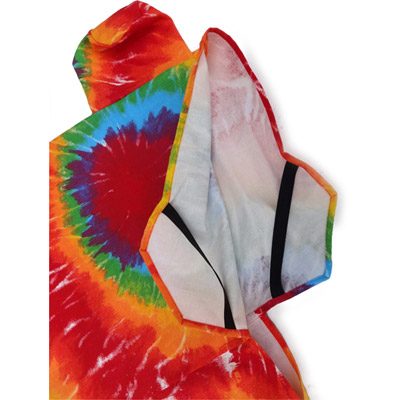 Tie Dye Burst - Canvas Western Saddle Cover