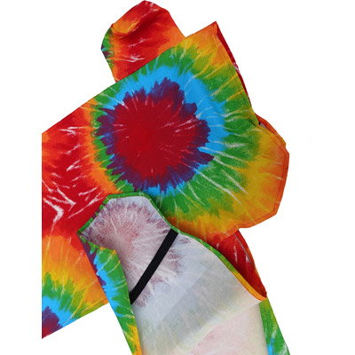 Tie Dye Burst - Canvas Western Saddle Cover