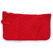 Christmas Saddle Pad - Red and White Western Baby Pad 