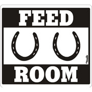 Feed Room -  All Weather Sign