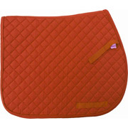 Orange English All Purpose Saddle Pad