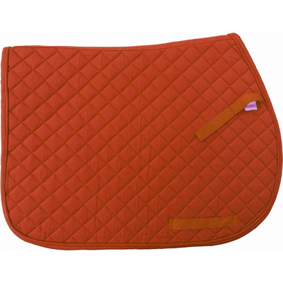 Orange English All Purpose Saddle Pad