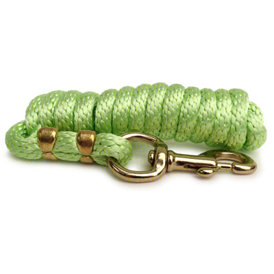 9ft Horse Lead - Poly Rope - Lime Green