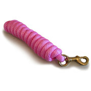 8ft Horse Lead Rope - Poly Rope - Hot Pink