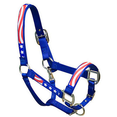 American Flag Horse Halter - Made in the USA 