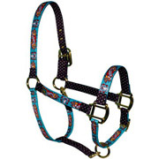 Tattoo Style "Luv my Horse" Blue Halter