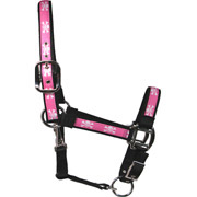 Pink Skull Pirate Horse Halter