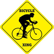 Bicycle Crossing – Large All Weather Sign