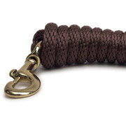9ft Horse Lead - Poly Rope - Brown