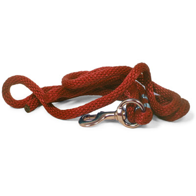 9ft Horse Lead - Poly Rope - Burgundy