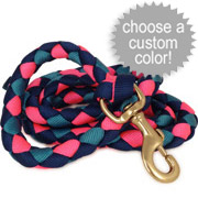 Custom Length Custom Color Braided Nylon Lead Rope