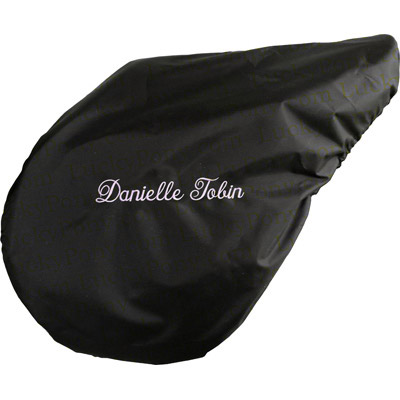 Personalized Embroidered English Saddle Cover 