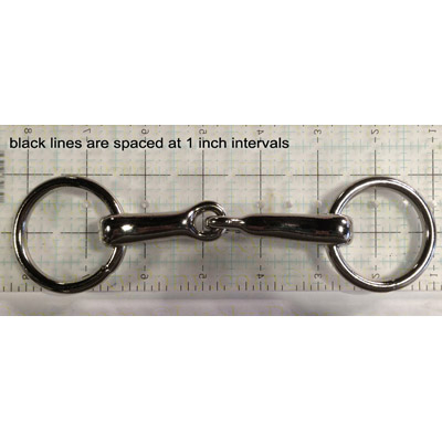 Miniature Horse Loose O Ring Snaffle Bit