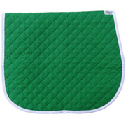 St Patricks Day Saddle Pad - Kelly Green and White Baby Pad